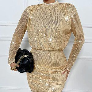 sexy women's  sequin Dress